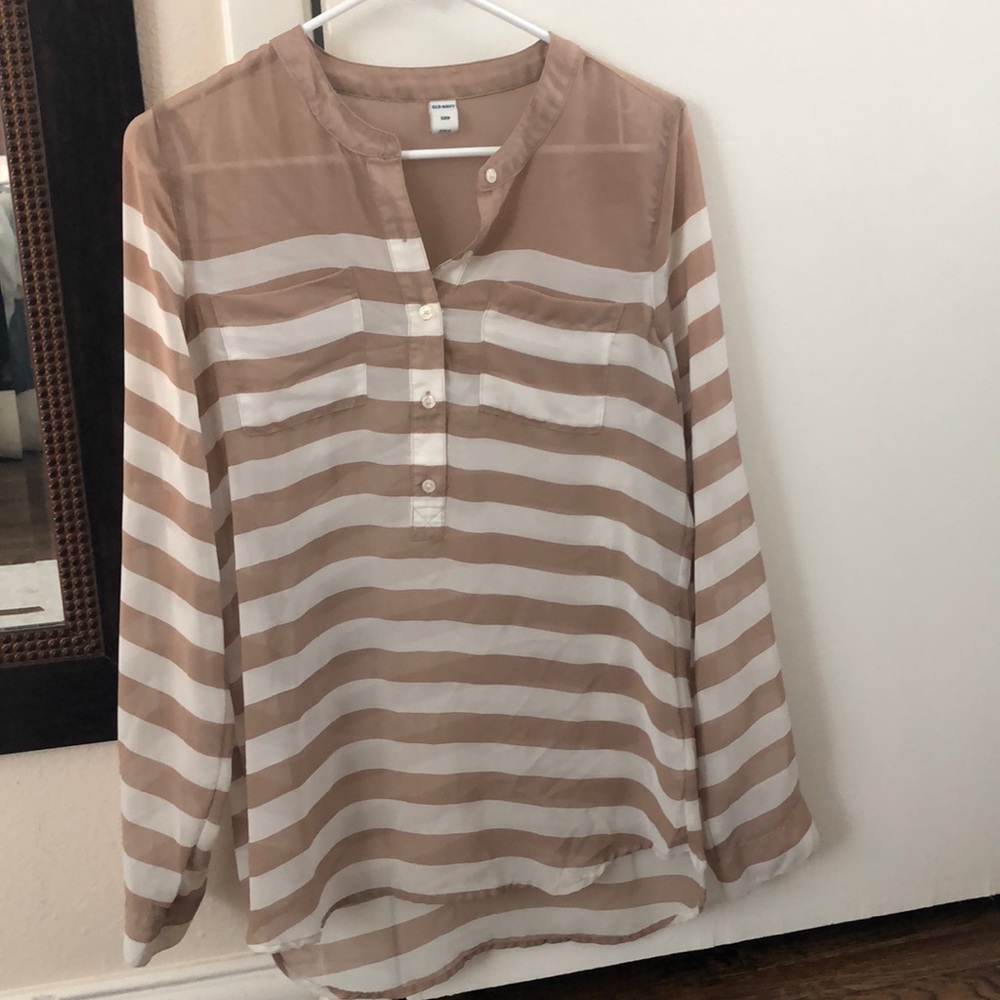 Old Navy striped loose blouse